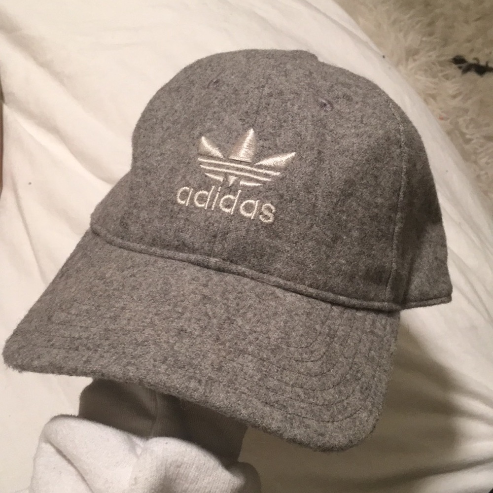 Adidas Grey Wool Baseball Cap